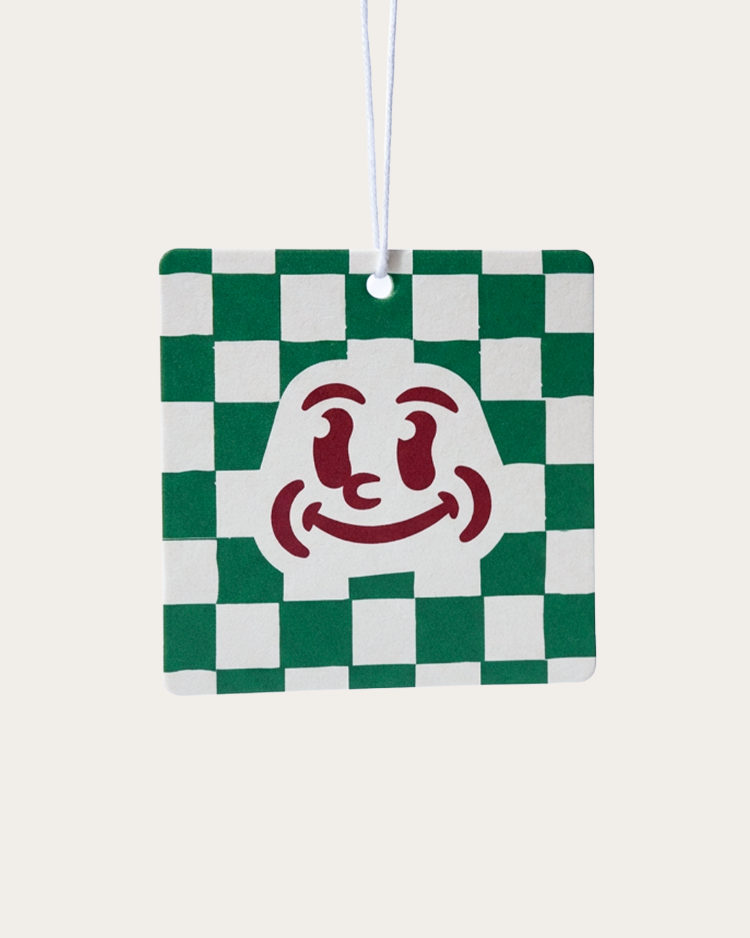 Checkered Smile Air Freshener
